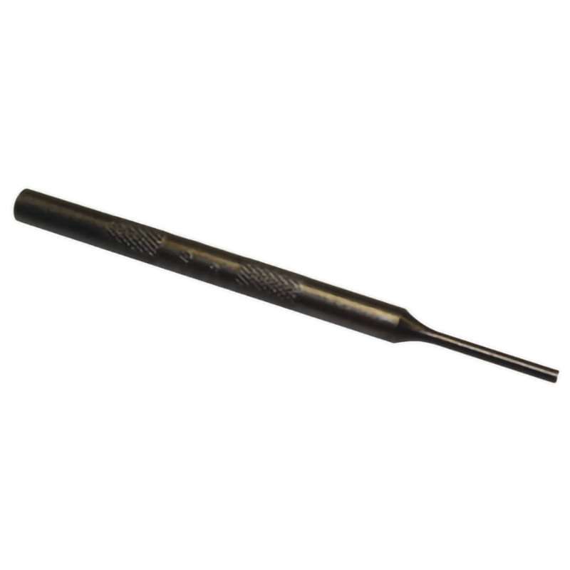 Drive Pin Punch, 5/32" Size, 4" L, Black Oxide Finish, Metal